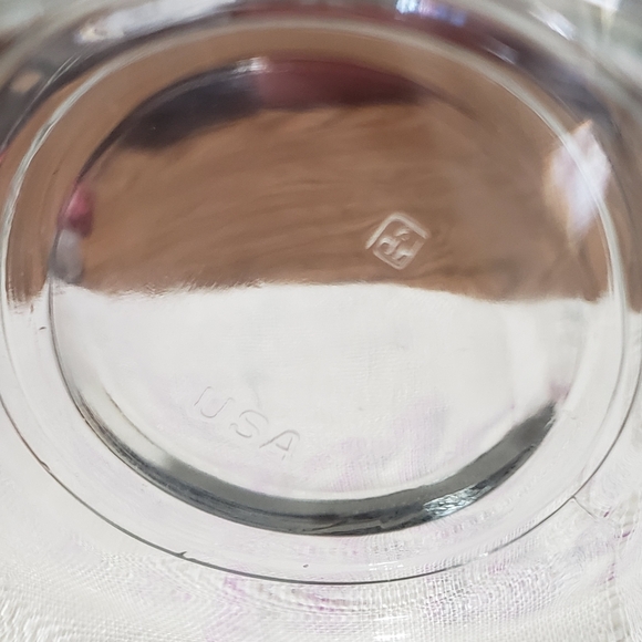 Two Vintage 1955 Disney's Mickey Mouse Club Clear Glass coffee or juice cups - Picture 9 of 10